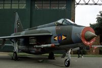 XR752 @ WTN - Newly with 11 Squadron, this Lightning F.6 was displayed at the 1978 Waddington Open Day. - by Peter Nicholson