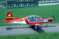 HB-HPF @ LSMU - company demonstrator of the PC-9 trainer. - by Joop de Groot