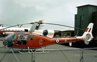 XW858 @ WTN - Gazelle HT.3 of the Central Flying School displayed in the static park at the 1978 Waddington Airshow. - by Peter Nicholson