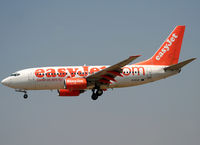 G-EZJX @ LEBL - Landing rwy 25R - by Shunn311