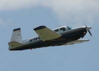 N144BY @ DTN - Taking off from runway 23 at the Shreveport Downtown airport. - by paulp
