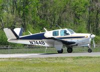 N744B @ DTN - Taking off on 14 at Downtown Shreveport. - by paulp