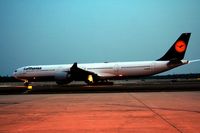 D-AIHM @ MCO - My last chance to get a DLH A340-600 at MCO, too bad it was dark - by Florida Metal