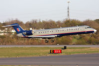 N506MJ @ ORF - United Express (Mesa Airlines) N506MJ (FLT ASH7305) from Washington Dulles Int'l (KIAD) arriving on RWY 23.