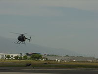 N98593 @ POC - Slowing to turn left, south towards fenced pad - by Helicopterfriend