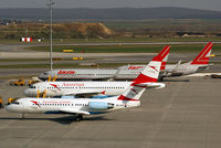 OE-LFQ @ VIE - Austrian arrows Fokker F-70