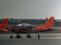 ST-14 @ YEO - SF.260MB ST-14 of the Belgian Air Force in the static park of the 1976 Yeovilton Open Day. - by Peter Nicholson