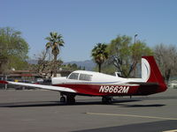 N9662M @ POC - Parked in transient parking at Brackett - by Helicopterfriend