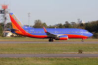 N641SW @ ORF - Southwest Airlines N641SW (FLT SWA1573) on takeoff roll on RWY 23 enroute to Baltimore/Washington Int'l (KBWI).