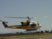N14LA @ POC - Flaring out, getting ready to head south for the pad - by Helicopterfriend