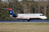 N444ZW @ ORF - US Airways Express (Air Wisconsin) N444ZW (FLT AWI4042) on takeoff roll on RWY 23 enroute to Philadelphia Int'l (KPHL). - by Dean Heald