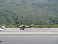 N2124G @ SZP - 1958 Cessna 182A SKYLANE, Continental O-470 230 Hp, taxi - by Doug Robertson