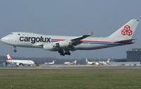 LX-WCV @ LOWW - Cargolux from Baku landing on Runway16. - by Bigengine