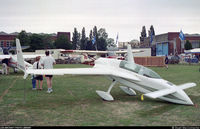 G-BEZY @ CRANFIELD  - Rutan Varieze G-BEZY photo taken at the PFA event Cranfield England. - by Stuart MacConnarcher