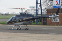 N351RH @ EGTC - Bell 206B at Cranfield