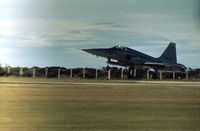 67-14903 @ EGQS - Royal Norwegian Air Force F-5A Freedom Fighter 14903 of 718 Skv landing after display at the 1971 RNAS Lossiemouth Open Day. - by Peter Nicholson