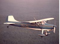 N14JB @ TCL - In flight over Tuscaloosa Alabama 1975 - by John Bovard