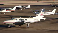 N8019J @ KVGT - 1978 Smith Aerostar on the ramp at VGT. - by Jose Gutierrez