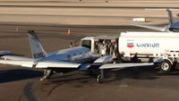 N395CA @ KVGT - 1984 Piper fueling up for departure to Washington state. - by Jose Gutierrez