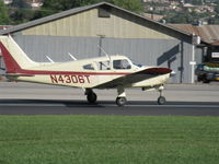 N4306T @ SZP - 1971 Piper PA-28R-200 ARROW, Lycoming IO-360-C1C 200 Hp, takeoff roll Rwy 04 - by Doug Robertson