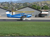 N7063R @ SZP - 1966 Piper PA-28-140 CHEROKEE, Lycoming O-320-E2A 150 Hp, landing roll Rwy 04 - by Doug Robertson