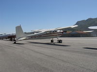 N4543B @ SZP - 1955 Cessna 180, Continental O-470 225 Hp - by Doug Robertson