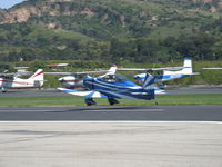 N6CM @ SZP - 1978 Matthews THORP T-18 TIGER, Lycoming O-290, liftoff Rwy 04 - by Doug Robertson