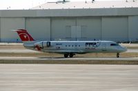 N8444F @ DTW - Pinnacle CRJ-200 - by Florida Metal