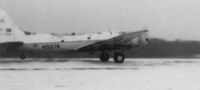 N5017N @ STOLTZFUS  - A remarkable photo (courtesy of Virgil Fenn) of a B-17 bomber, N5017N, taking off in 1966 from Stoltzfus Field, - by Virgil Fenn