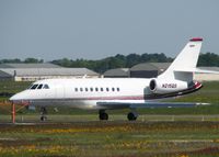N215QS @ SHV - Turning onto runway 32 at the Shreveport Regional airport. - by paulp