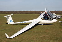 G-CJEL @ EGKE - SCHLEICHER ASW24 - by Martin Browne