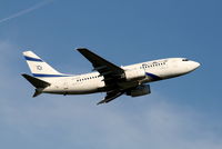 4X-EKE @ EBBR - taking off from rwy 07R
