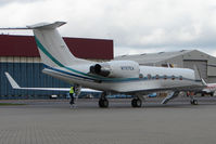 N707EA @ EGGW - Gulfsteam on Stand 16 at Luton - by Terry Fletcher