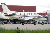 F-HTCR @ EGGW - Beech 90 at Luton - by Terry Fletcher