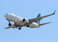 C-FWAQ @ TPA - West Jet 737-700 - by Florida Metal