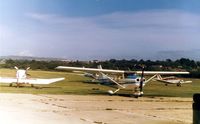 G-BBNZ @ EGHN - Resident Cessna F172M G-BBNZ at Sandown July 1980 - by GeoffW
