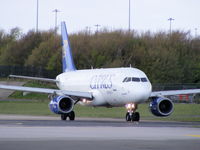5B-DBC @ EGCC - Cyprus Airways - by Chris Hall