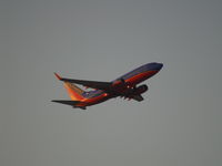N719SW @ KSTL - JUST AFTER TAKEOFF, GEAR UP - by Gary Schenaman
