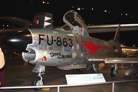 52-3863 @ FFO - 1952 North American F-86D Sabre at the USAF Museum in Dayton, Ohio. - by Bob Simmermon