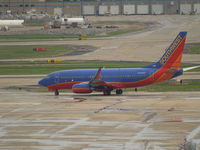 N496WN @ KSTL - HEADING TOWARD RUNWAY - by Gary Schenaman