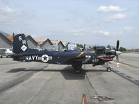 160937 @ SZP - Beech T-34C MENTOR Sierra Hotel of USMC VMFAT-101, one P&W(C)PT6A-25 400 shp turboprop. Returned to service 1998. - by Doug Robertson