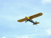N4535M @ SZP - 1947 Piper PA-11 CUB SPECIAL, Continental A&C-65 65 Hp, Takeoff climb Rwy 22 - by Doug Robertson