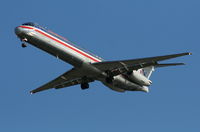 N498AA @ TPA - American MD-82 - by Florida Metal