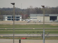 N514FX @ KSTL - ON NORTH END OF ST. LOUIS AIRPORT - by Gary Schenaman