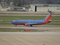 N331SW @ KSTL - TAKING OFF AT ST. LOUIS - by Gary Schenaman