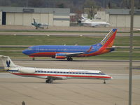 N371SW @ KSTL - TAKEOFF ROLL - by Gary Schenaman