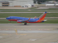N763SW @ KSTL - TAKEOFF ROLL - by Gary Schenaman