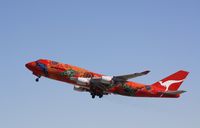 VH-OEJ @ KLAX - Boeing 747-400 - by Mark Pasqualino