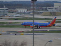 N356SW @ KSTL - TAKEOFF ROLL AT ST. LOUIS - by Gary Schenaman