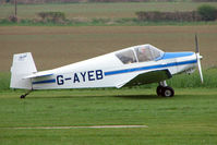 G-AYEB @ EGNF - Jodel D112 at Netherthorpe